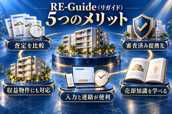 RE-Guide(リガイド)ならではの5つのメリット