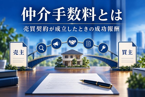 不動産売買時の仲介手数料とは売買契約の成立時に不動産会社へ払う報酬