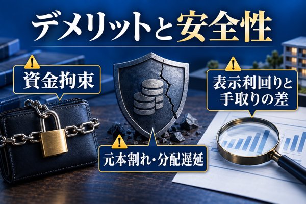 不動産クラウドファンディングに潜むデメリット|安全性の見きわめ方