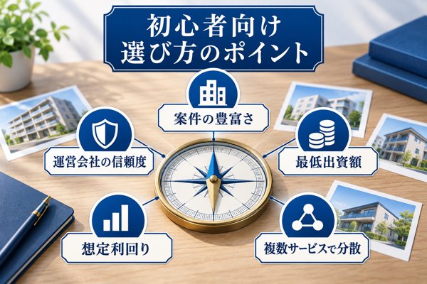 初心者向けの不動産クラウドファンディング選びのポイント