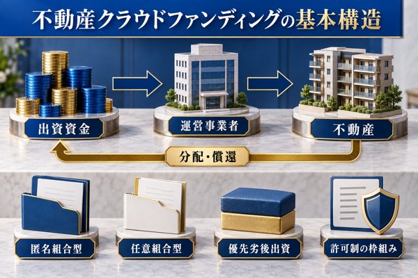 不動産クラウドファンディングの基本構造と法制度上の扱い