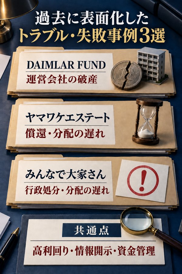 過去に表面化したトラブル・失敗事例3選