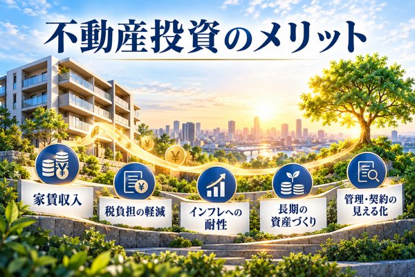 不動産投資で得られるメリット|初心者が最初に知っておきたい要点