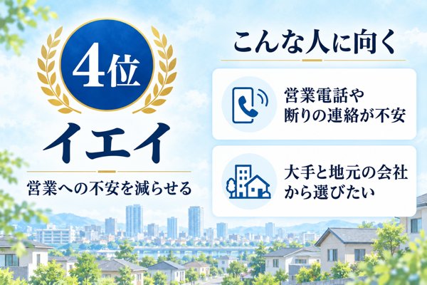 4位 イエイ|お断り代行とイエローカード制度で営業への不安に備える