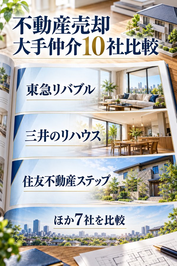 【比較】不動産売却で頼れる大手仲介10社