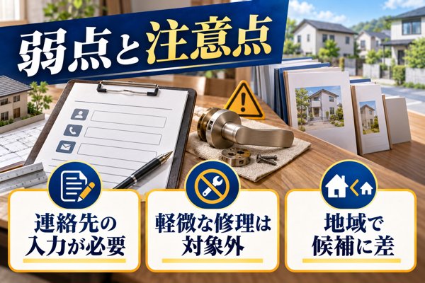 SUUMO(スーモ)カウンターリフォームの弱点と注意点