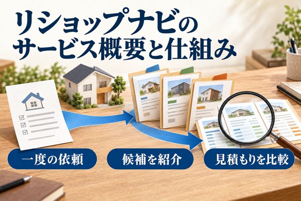 リショップナビのサービス概要と仕組み