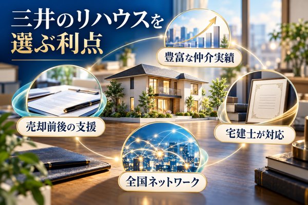 三井のリハウスを選ぶ利点