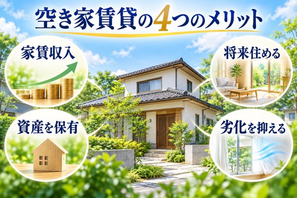 空き家を賃貸に出す4つのメリット