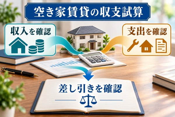 空き家を賃貸にした場合の収支試算