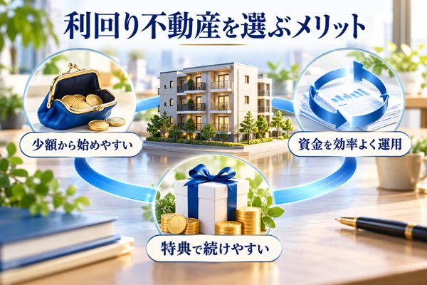 利回り不動産を選ぶメリット
