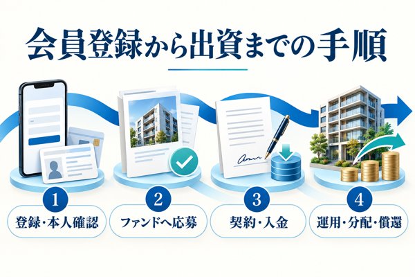 Rimple(リンプル)の会員登録から出資までの手順