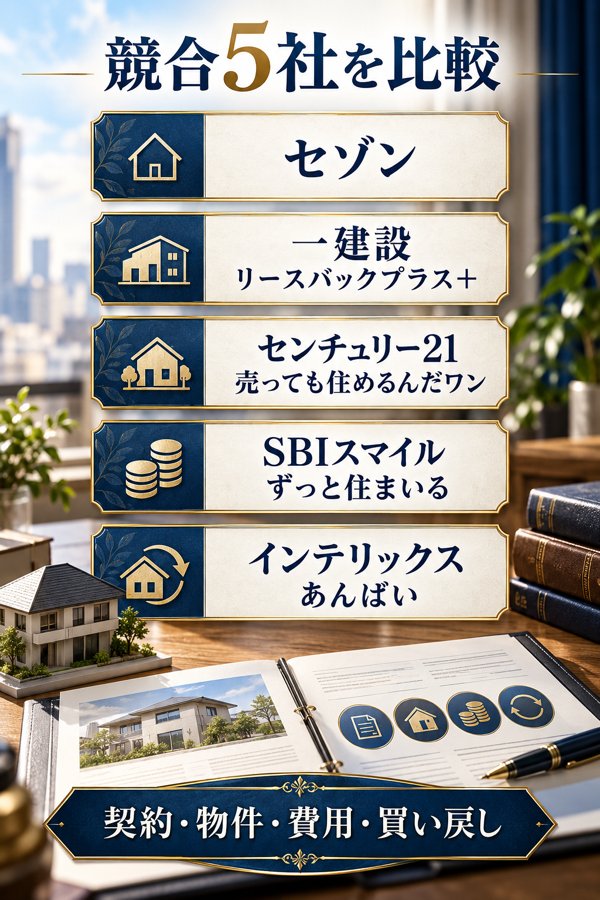 競合5社と並べた比較|各社の公式情報だけで整理した一覧表