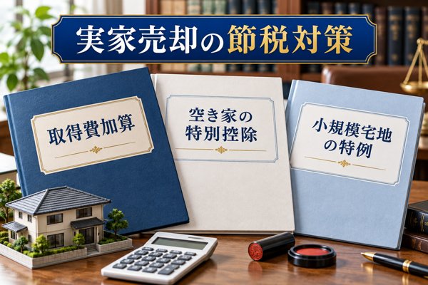 【節税対策】実家の売却で税負担を軽くできる3つの特例