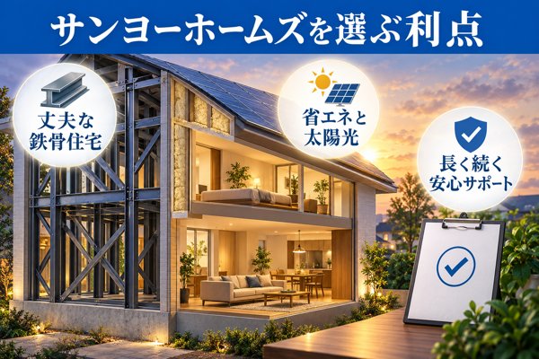 サンヨーホームズを選ぶ利点