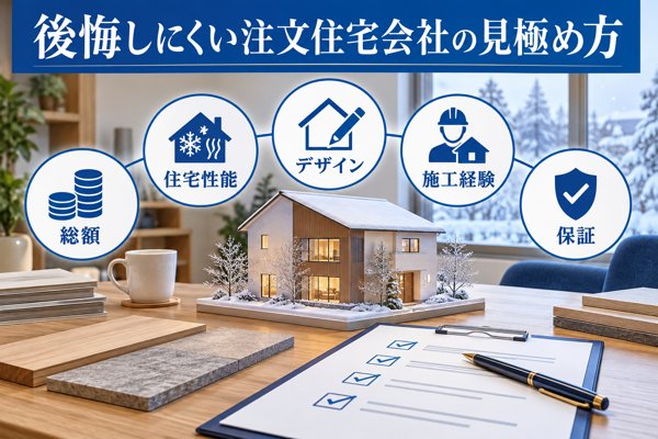 札幌で後悔しにくい注文住宅会社の見極め方