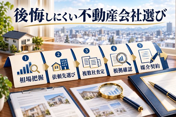 後悔しにくい札幌の不動産会社選びと売却までの手順