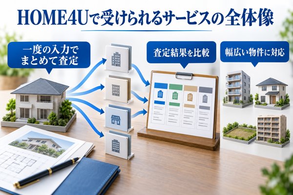 HOME4Uで受けられるサービスの全体像