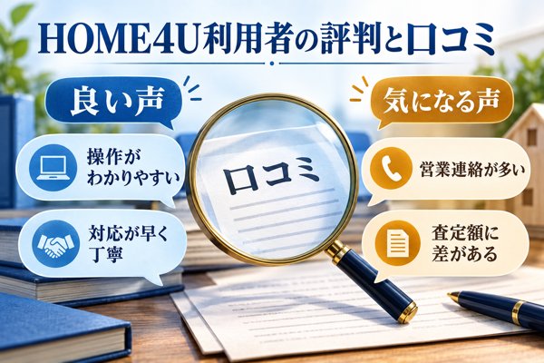 HOME4U利用者の評判と口コミ