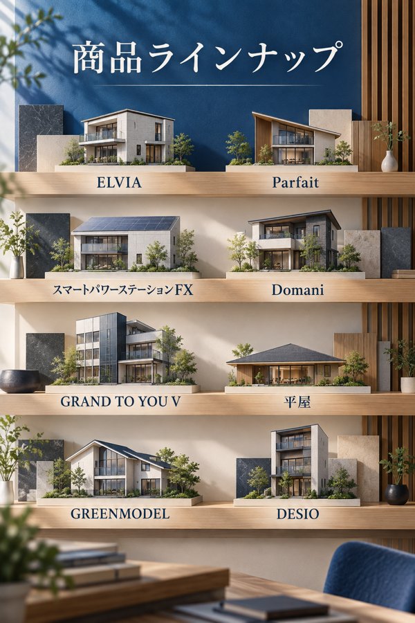 セキスイハイムの各商品の坪単価と実際の建築例