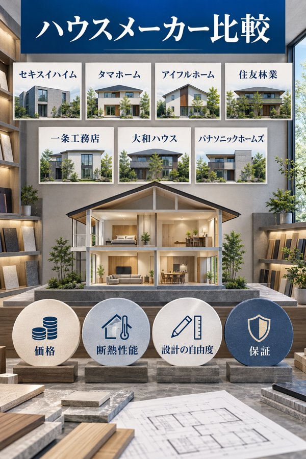 セキスイハイムと他社ハウスメーカーとの坪単価・性能比較