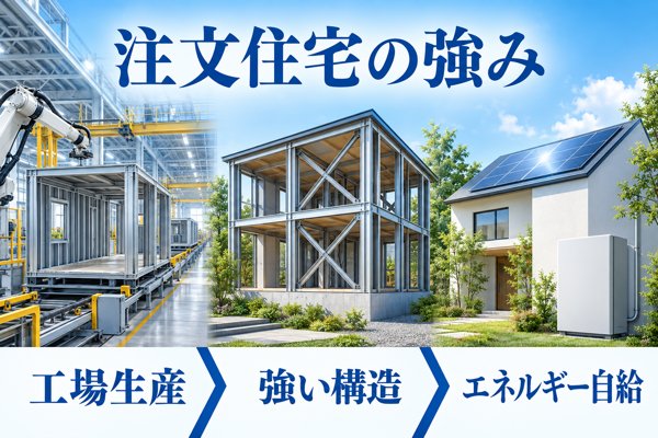 セキスイハイムで建てる注文住宅の強み