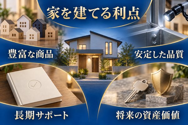 セキスイハイムで家を建てる利点