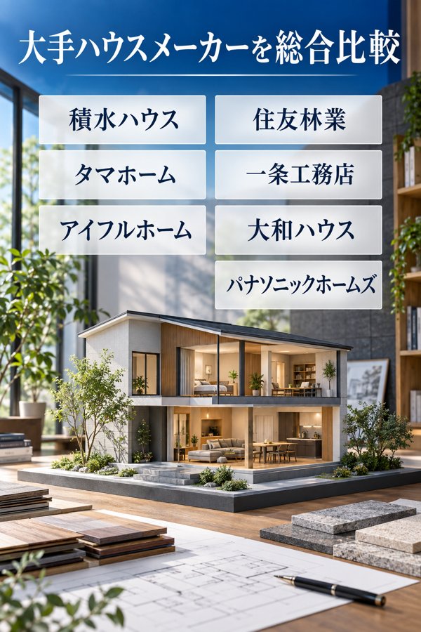 積水ハウスの価格水準と大手各社との坪単価・性能比較