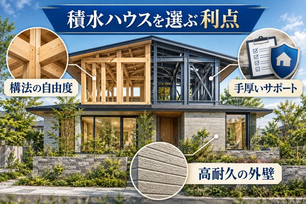 積水ハウスを選ぶ利点