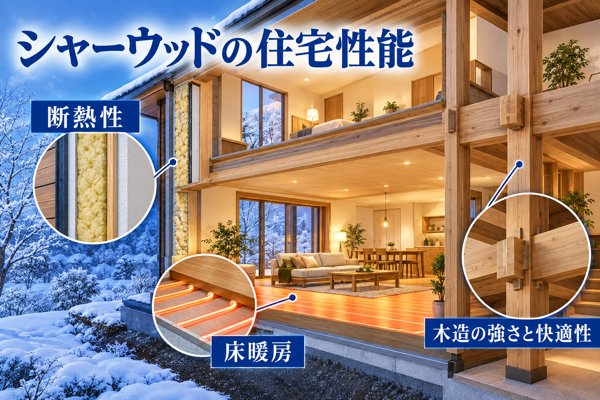 断熱性・床暖房・寒さから読み解くシャーウッドの住宅性能とウワサの真偽