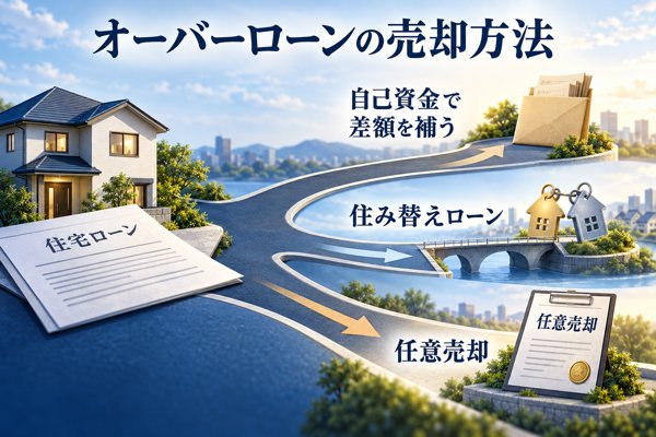 オーバーローン状態の家を手放すための売り方と選択肢