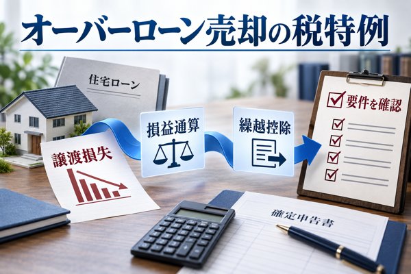 オーバーローン売却で押さえたい税の特例