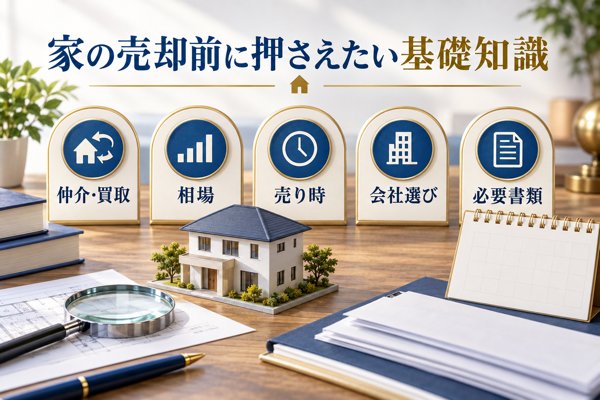 家の売却前に押さえたい基礎知識