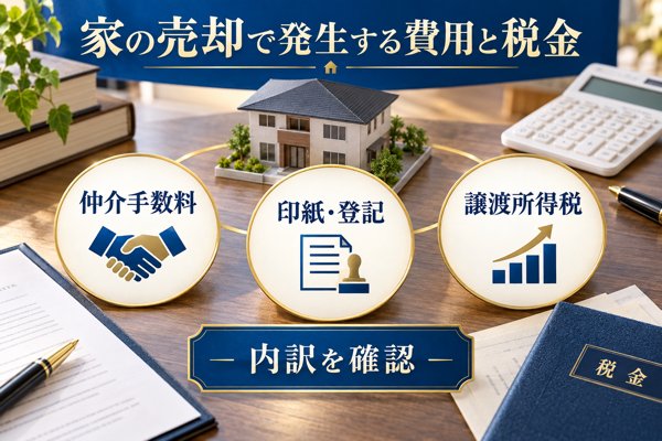 家の売却で発生する費用と税金