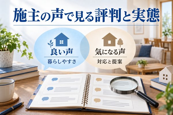 施主の声で見る泉北ホームの評判と実態