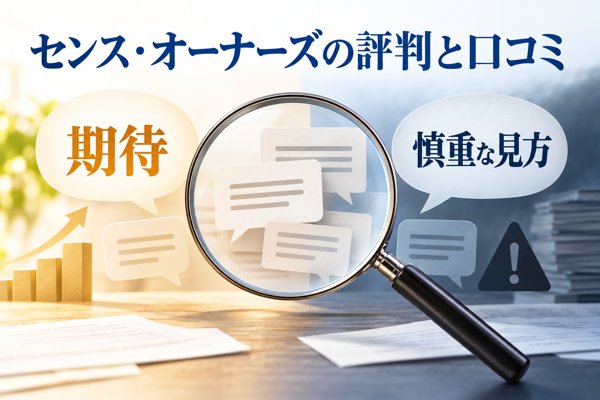 センス・オーナーズに寄せられた評判と口コミ