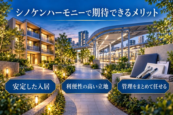 シノケンハーモニーで期待できるメリット