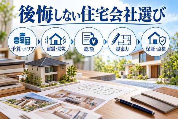 後悔を防ぐ!静岡の注文住宅会社選びで押さえたい5つのポイント
