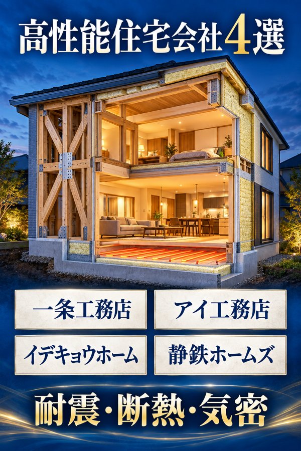 【高性能】揺れに備えて断熱・気密にもこだわる静岡の住宅会社4選