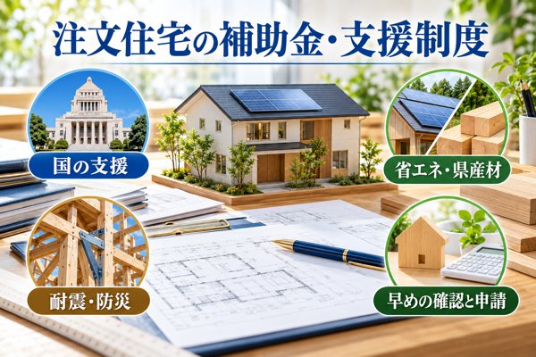 静岡の注文住宅づくりで活用したい補助金・支援制度