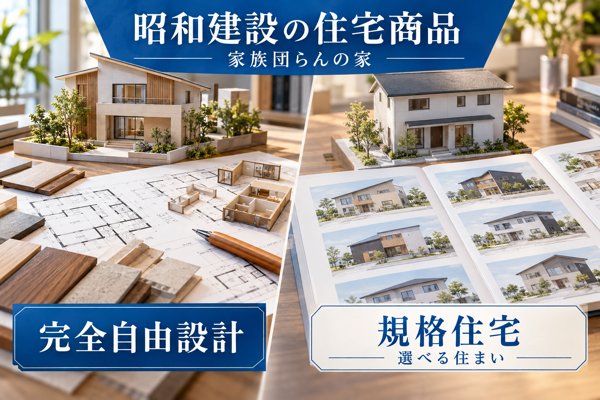昭和建設が展開する住宅商品の特徴