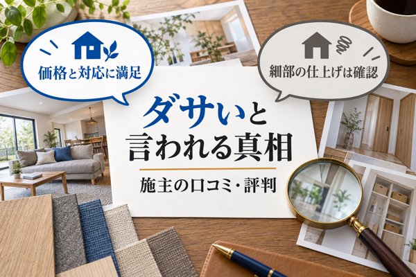 昭和建設がダサいと言われる真相と施主の口コミ・評判