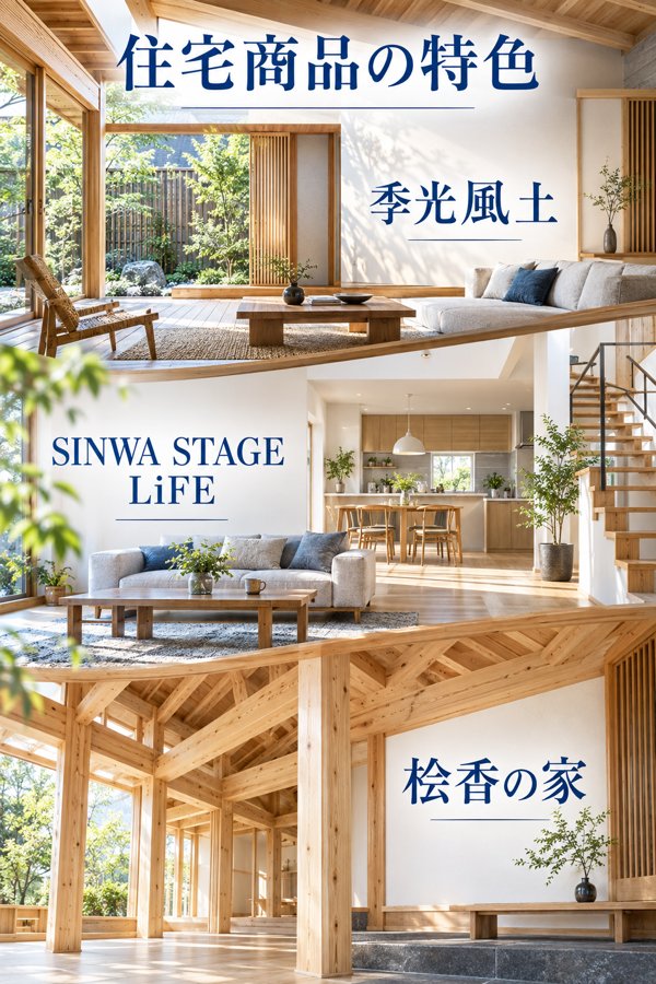 新和建設が展開する住宅商品の特色