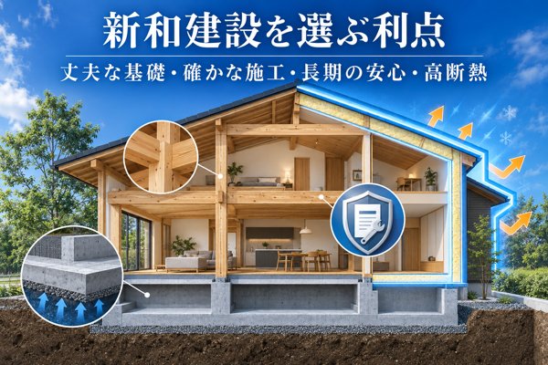 新和建設を選ぶ利点