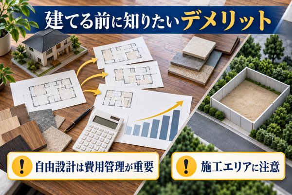 新和建設で家を建てる前に知りたいデメリット