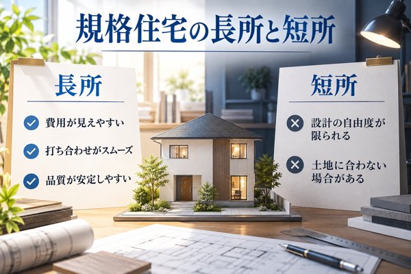 規格住宅の長所と短所