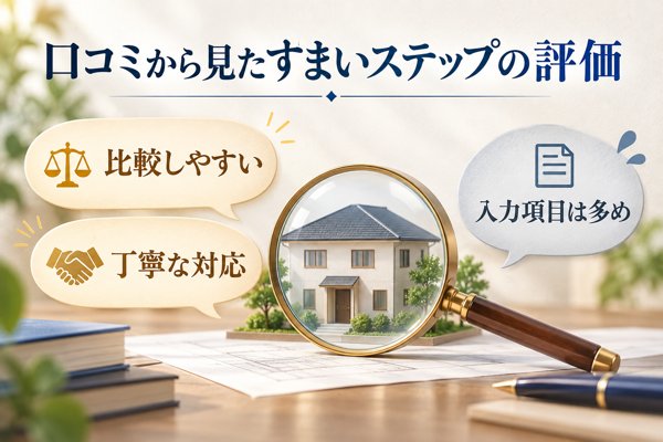 口コミから見たすまいステップの評価