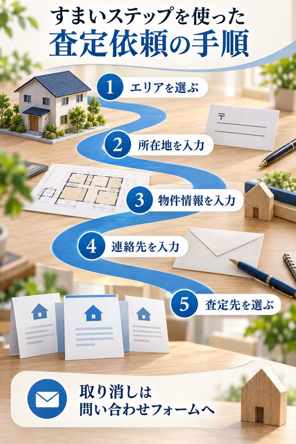 すまいステップを使った査定依頼の手順