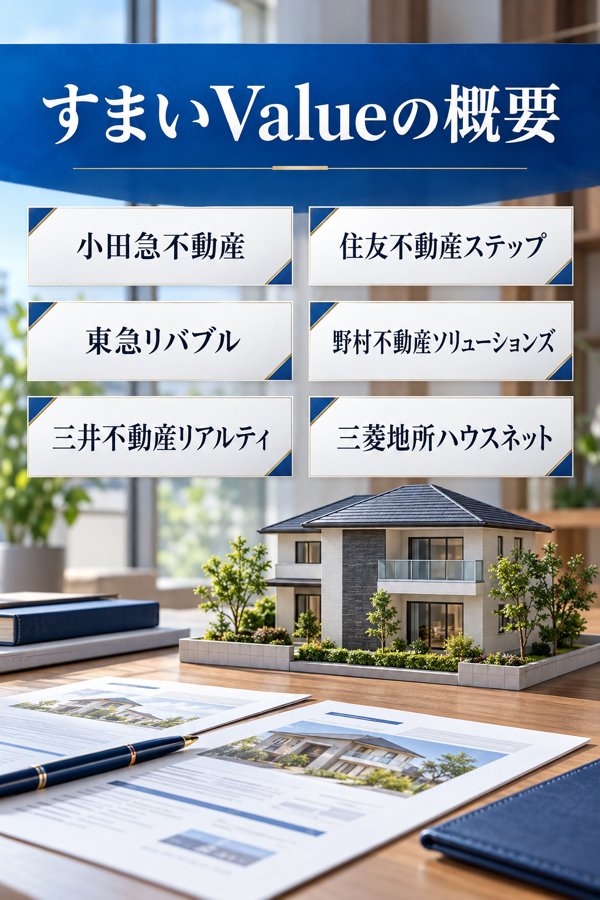 大手6社が手を組んで運営する不動産一括査定サイト「すまいValue」の概要