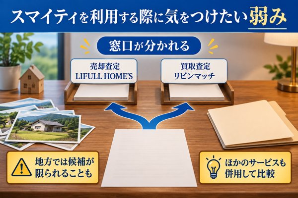 スマイティを利用する際に気をつけたい弱み